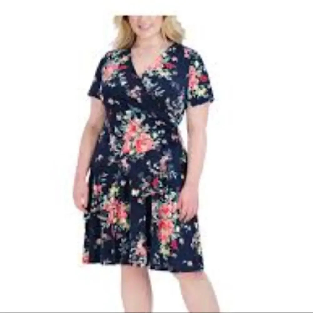 Signature by Robbie bee floral women's dress